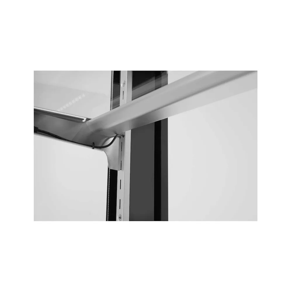 Vitrina frigorifica 650L, inox, geam, 2-6°C, 120x80x144cm [1]