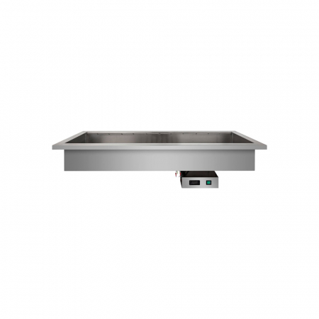 Vitrine frigorifice incorporabile - Vitrină frigorifică încorporabilă (drop-in) tip bazin 3xGN1/1, +2°C +8°C, G-VRI311