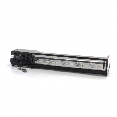 Vitrina frigorifica sushi 8x1/3 sau 5x1/2 GN, 132L, 160W [3]