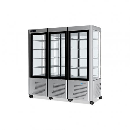 Vitrine frigorifice cofetarie - Vitrina verticala 1200 litri, +2/+10C, 230V, 3P