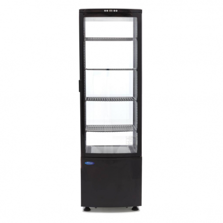 Vitrine frigorifice verticale - Vitrina frigorifica verticala negru, 235L, 180W, 230V