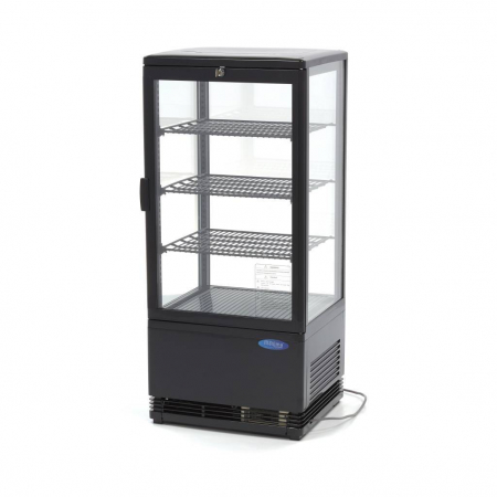 Vitrina frigorifica verticala neagra, 78L, 180W, 230V [4]