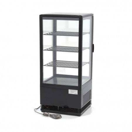 Vitrina frigorifica verticala neagra, 78L, 180W, 230V [2]