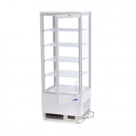 Vitrina frigorifica verticala alb, 98L, 180W, 230V [5]