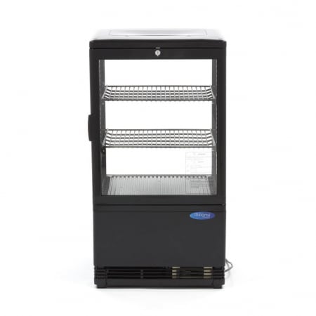 Vitrine frigorifice verticale - Vitrina frigorifica verticala neagra, 58L, 180W, 230V