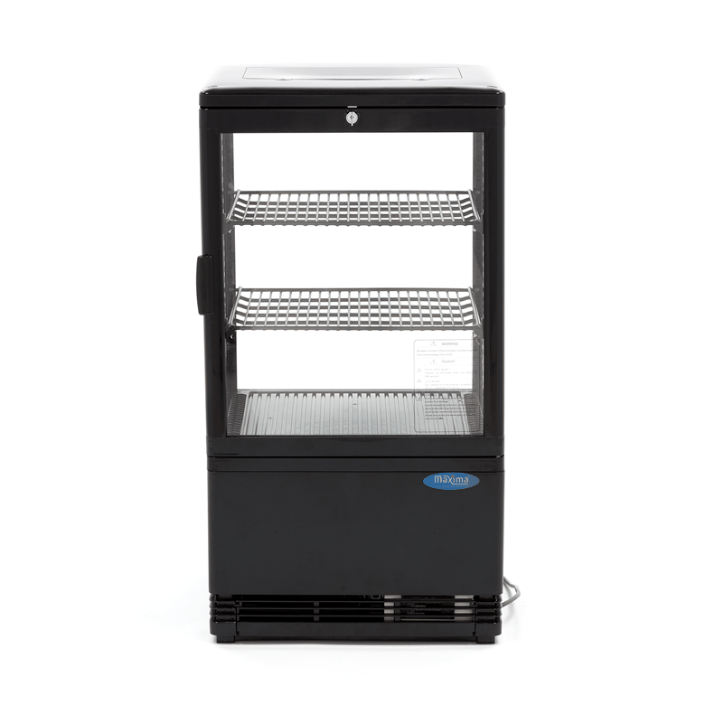 Vitrina frigorifica verticala neagra, 58L, 180W, 230V [6]