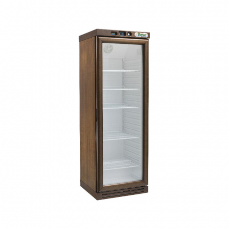 Frigidere vinuri - Vitrina frigorifica vin, finisaj nuc inchis, 310 litri, +2+8 °C