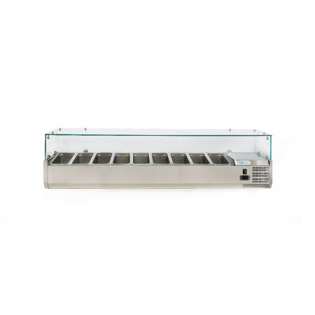 Vitrine ingrediente pizza - Vitrina ingrediente pizza 9 GN 1/4, racire statica, +2+8°C, FORCOLD