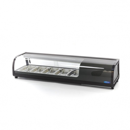 Vitrina frigorifica sushi 5x1/3 GN, 52L, 130W, 230V [1]
