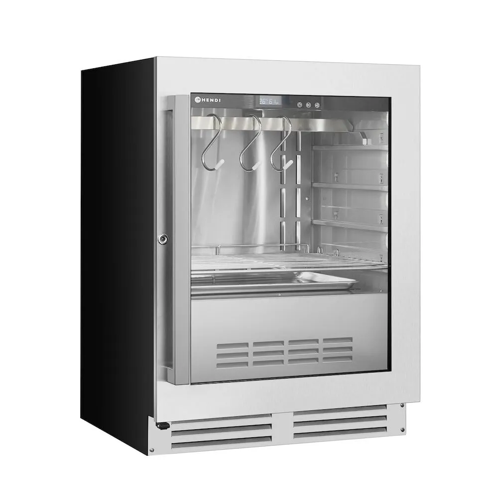 Utilaje Carmangerie - Vitrina maturare carne sub blat 98L, inox, UV, LED