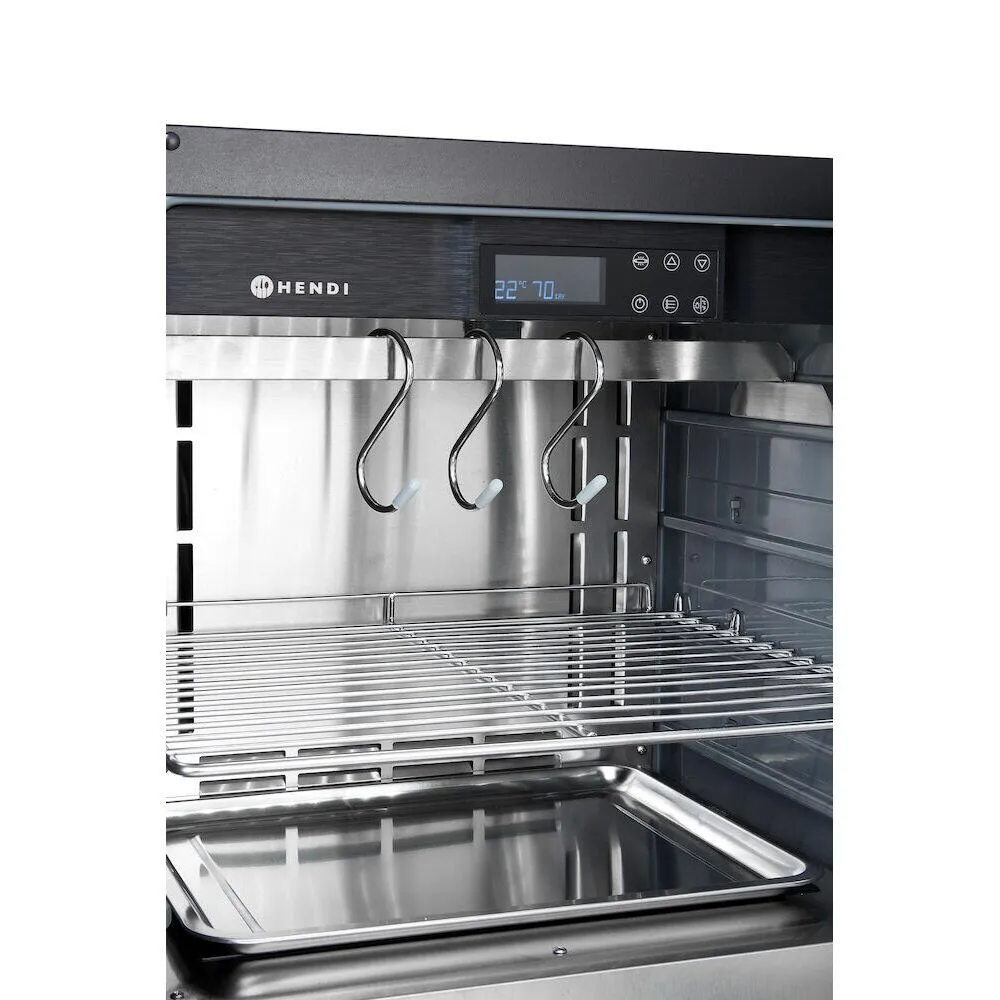 Vitrina maturare carne sub blat 98L, inox, UV, LED [4]