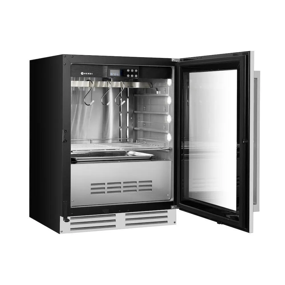 Vitrina maturare carne sub blat 98L, inox, UV, LED [3]