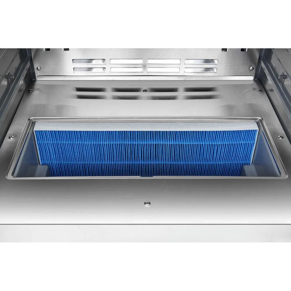 Vitrina maturare carne sub blat 98L, inox, UV, LED [6]