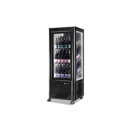 Frigidere vinuri - Vitrina verticala frigorifica vin 72 sticle, 230V, ENOTECA400