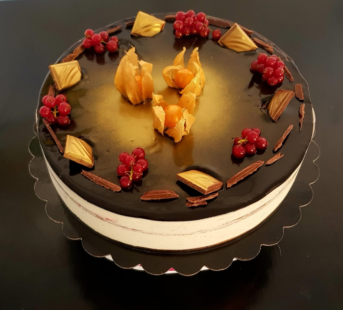 Tort dietetic cu vanilie și zmeură [2]