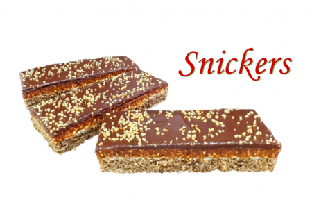 Pasti - prajitura snikers