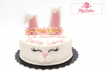 Tort cu martipan - Happy Bunny - tort aniversar