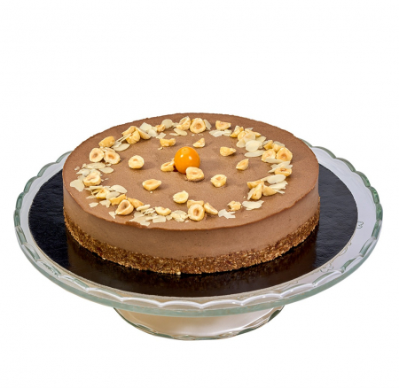 Torturi cadou - tort raw vegan cu ciocolata si banane