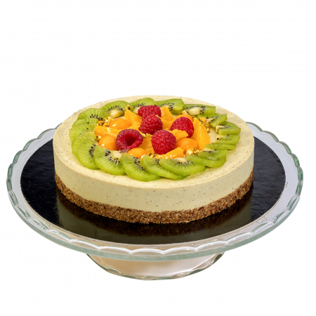 tort raw vegan cu kiwi
