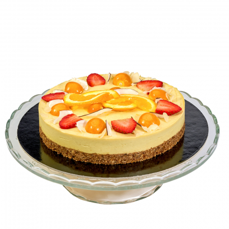 Torturi Raw Vegan - Tort raw vegan cu mango
