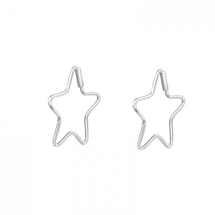 CERCEI HOOP SILVER STARS [2]
