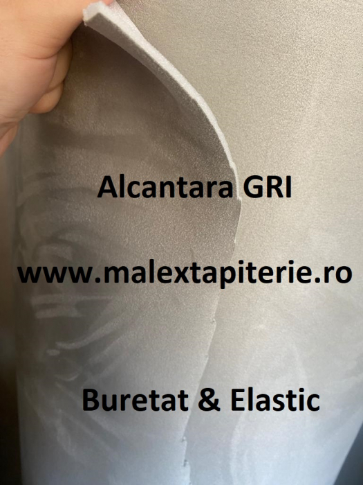 Material plafon auto ALCANTARA GRI deschis [2]