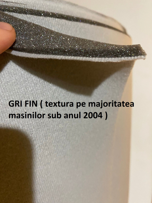 Material plafon auto GRI INCHIS / GRI DESCHIS TEXTURA FINA buretat [1]