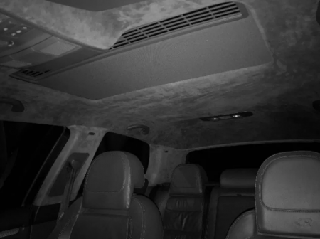 Material plafon auto ALCANTARA SLIM negru [2]