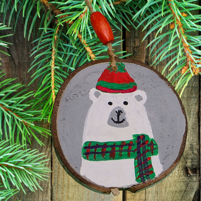 Ornament Gnome + polar bear [2]
