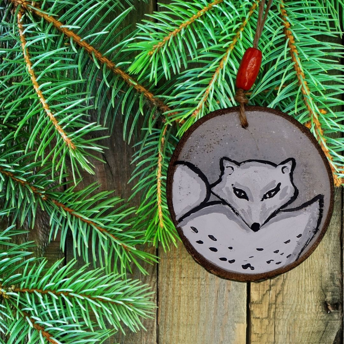 Ornament urs polar + vulpe polara [2]