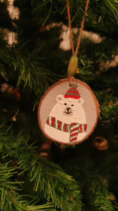 Ornament Polar bear + Bradut [3]