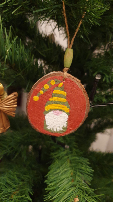 Ornament Gnom + coroniță [3]