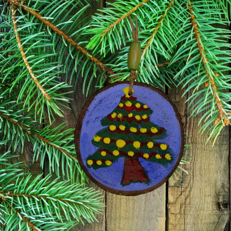 ORNAMENTE BRAD - Ornament cu brăduți