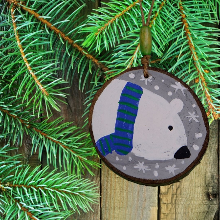 Ornament urs polar + vulpe [1]