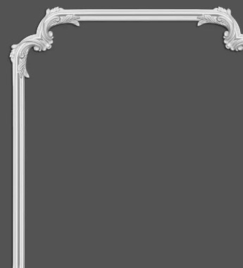 Brau decorativ din polimer rigid B17 - 4.2x1.7x200 cm [7]