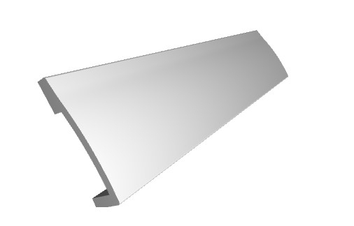 Brau decorativ din polimer rigid B24 - 5x1.3x200 cm [7]