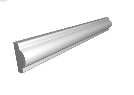 Brau decorativ din poliuretan CR901 - 2.1x1x200 cm [2]