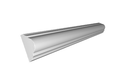 Brau decorativ din poliuretan flexibil B21F - 2.3x1.2x200 cm [3]