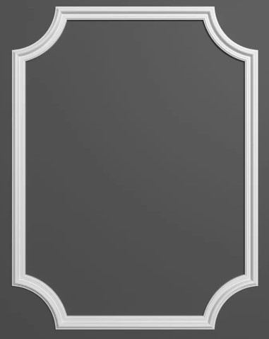 Chenar decorativ din poliuretan B10-1 - 17x17x1.6 cm [4]