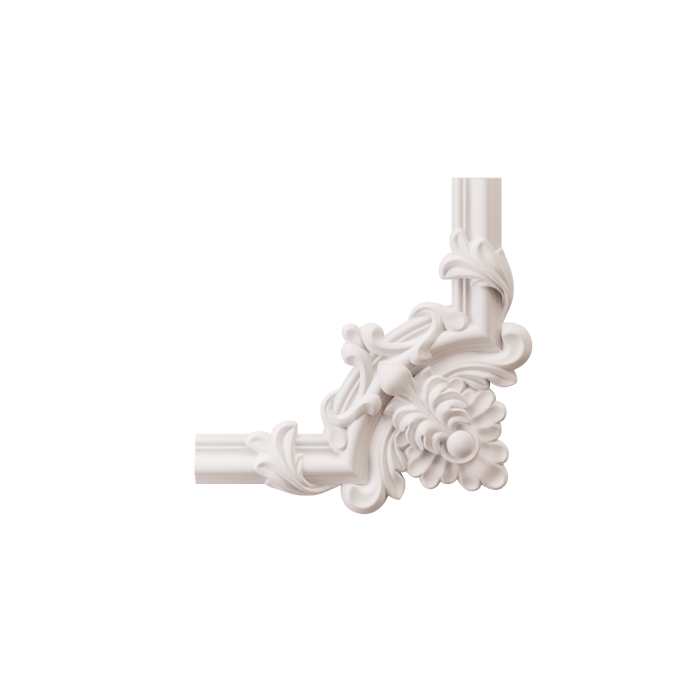 Chenar decorativ din poliuretan B10-2 - 22x22x1.6 cm [2]