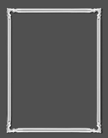 Chenar decorativ din poliuretan B10-3 - 10.7x10.7x1.6 cm [5]