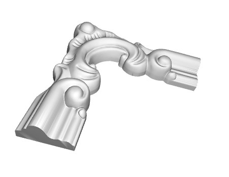 Chenar decorativ din poliuretan B10-3 - 10.7x10.7x1.6 cm [3]