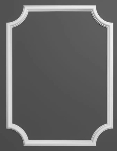 Chenar decorativ din poliuretan B16-1 - 20.5x20.5x2 cm [6]