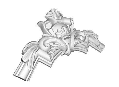 Chenar decorativ din poliuretan B16-2 - 26.5x26.5x2 cm [4]