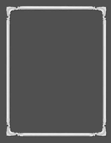 Chenar decorativ din poliuretan B16-3 - 22x22x2 cm [5]