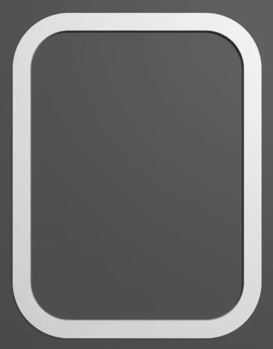 Chenar decorativ din poliuretan B18-1 - 15x15x1 cm [6]