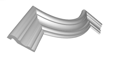 Chenar decorativ din poliuretan B19-1 - 22.5x22.5x1.5 cm [4]