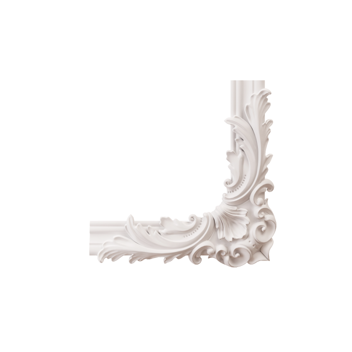 Chenar decorativ din poliuretan B19-2 - 28x28x3 cm [2]