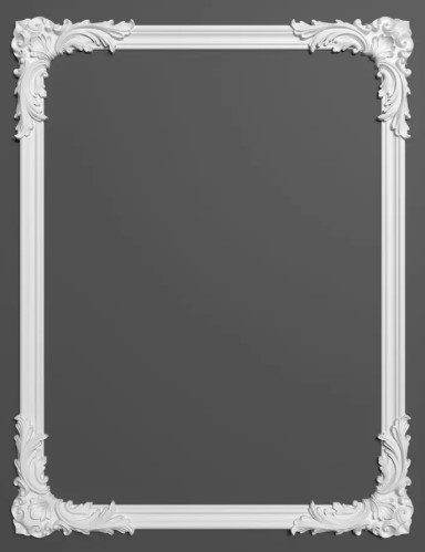 Chenar decorativ din poliuretan B19-2 - 28x28x3 cm [5]