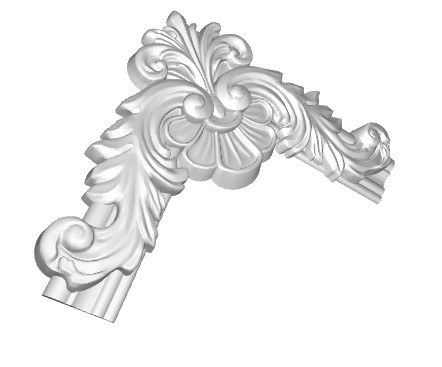 Chenar decorativ din poliuretan B19-3 - 26.8x26.8x3 cm [4]